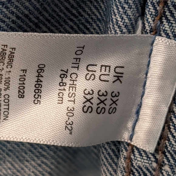 Asos Distressed Denim Jacket with Hood - Picture 5 of 7